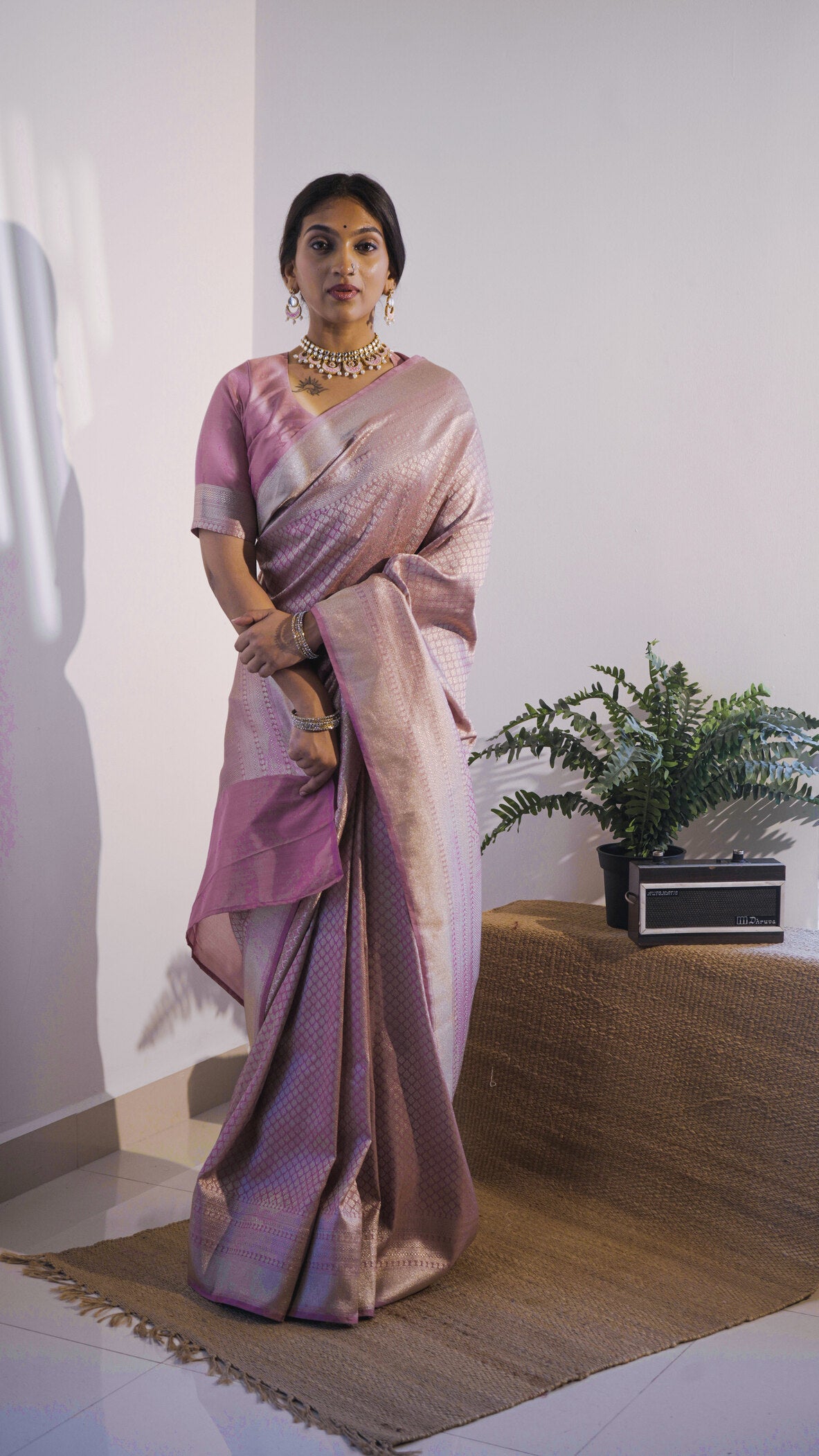 Pink Kubera Pattu