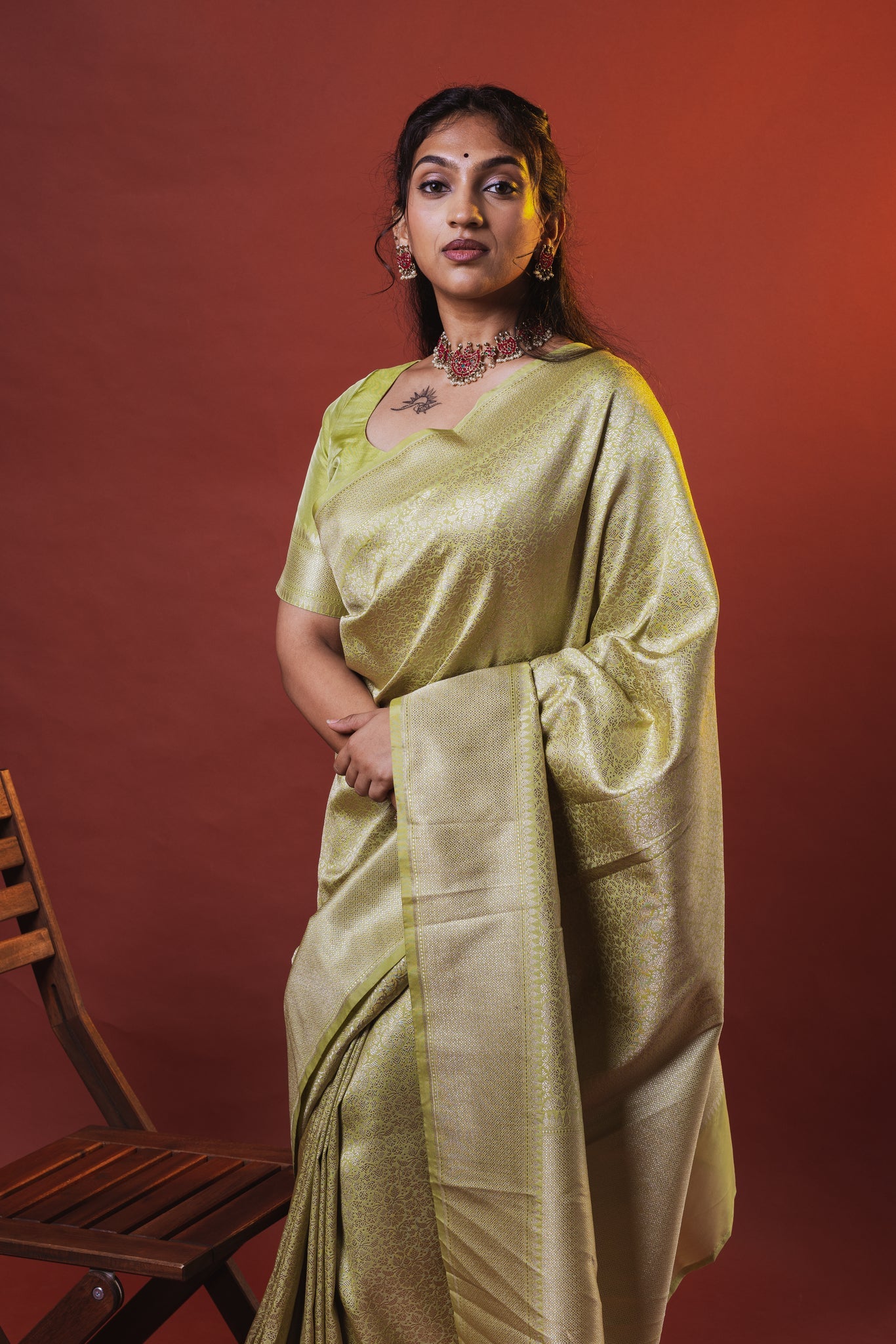 Pista Green Kubera Pattu front